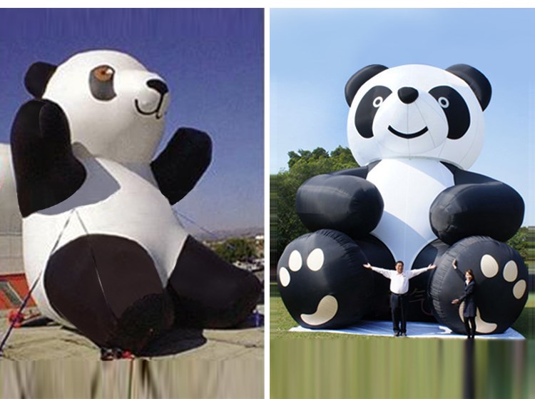 三沙充气熊猫展示